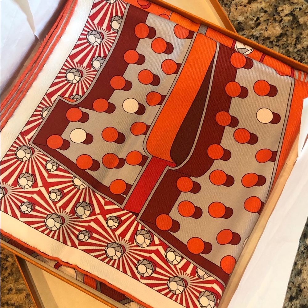 Authentic Hermès scarf Electrique